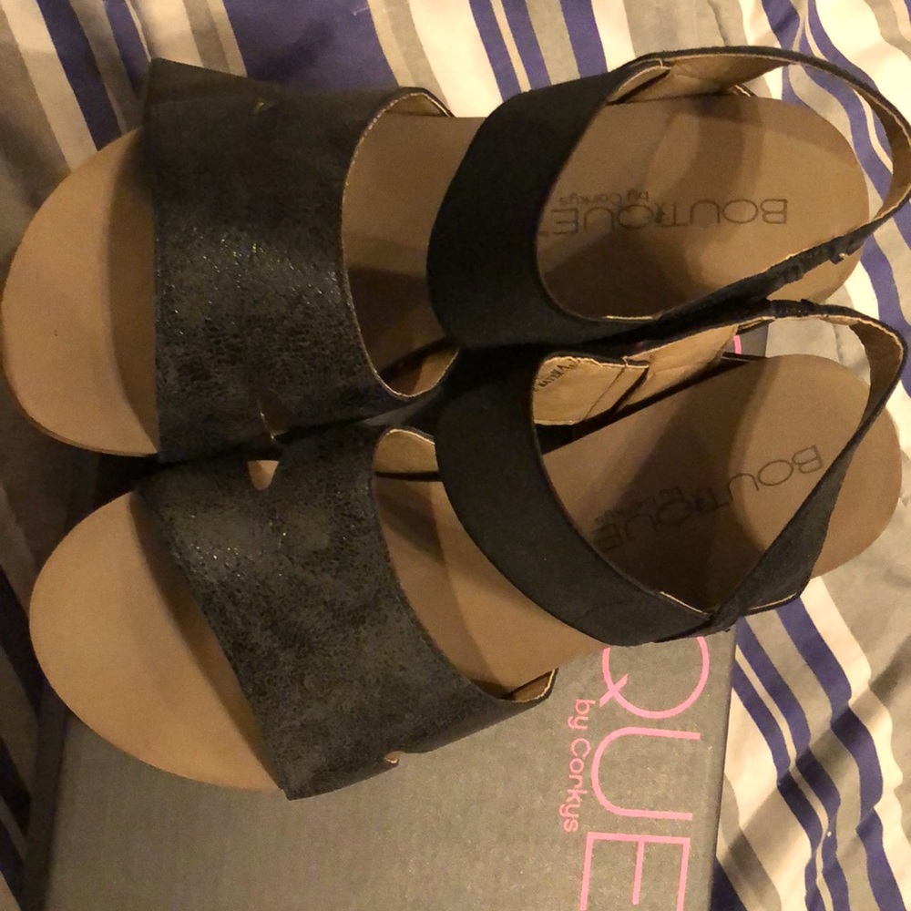 Black sandals